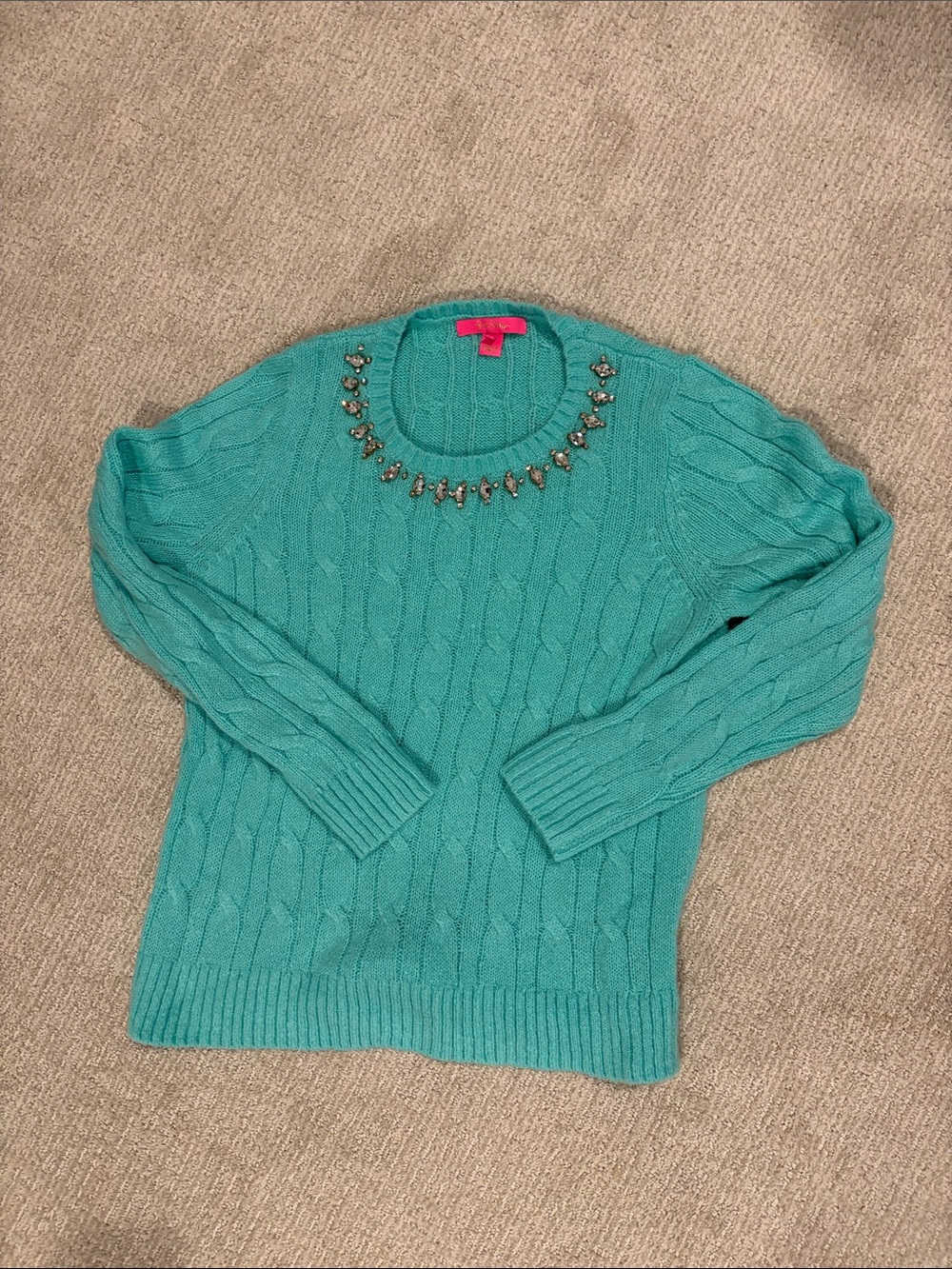Lilly Pulitzer size Large jeweled sweater